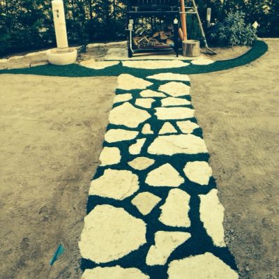 Vialetto a colata fine lavori